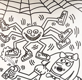 Keith Haring, Untitled Viii, Lithograph - 1985