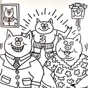 Keith Haring, Untitled I, Lithograph - 1985