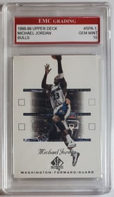 Michael Jordan Upper Deck Sample Card Gem Mint 10