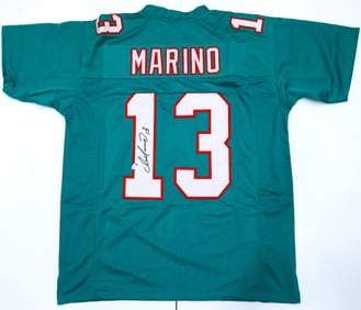 Dan Marino, Beckett Certified Autographed Miami Dolphins Football Jersey