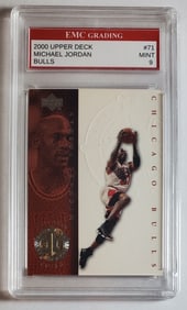 Michael Jordan Upper Deck Card Gem Mint 9