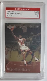 Michael Jordan UD Reflections Card Gem Mint 9