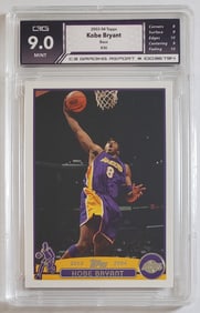 Kobe Bryant Topps 2003 Card Gem Mint 9