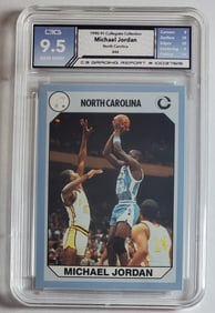Michael Jordan Error Card 1990 Gem Mint 9.5