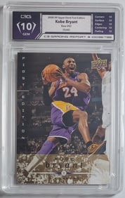Kobe Bryant 1st Edition Gold Card Gem Mint 10