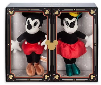 Disney, 'Mickey Mouse & Minne Mouse', Limited Release Collectible Plush Dolls