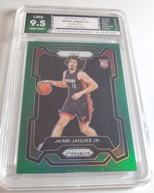 Jaime Jaquez Jr Green Prizm Rookie Card Gem Mint 9.5