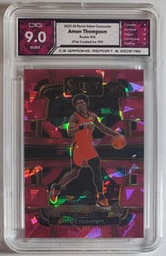 Amen Thompson Rookie Card 24/99 Pink Cracked Ice