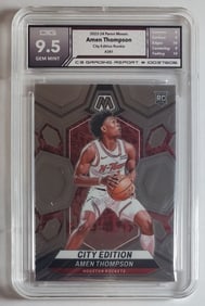 Amen Thompson Rookie Card Gem Mint 9.5