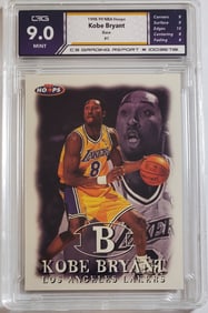 Kobe Bryant NBA Hoops Card 1998 Gem Mint 9