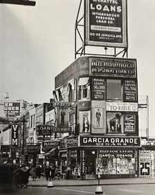 Berenice Abbott, Billboards And Signs, Flatbush Avenue Between State Street And Ashland Place, 1930s