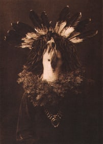 Edward S. Curtis, PLATE 33 Hashogan Navaho (A House God), 1904