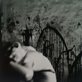 Francesca Woodman, Splatter Paint, Rome, Italy, 1977-78