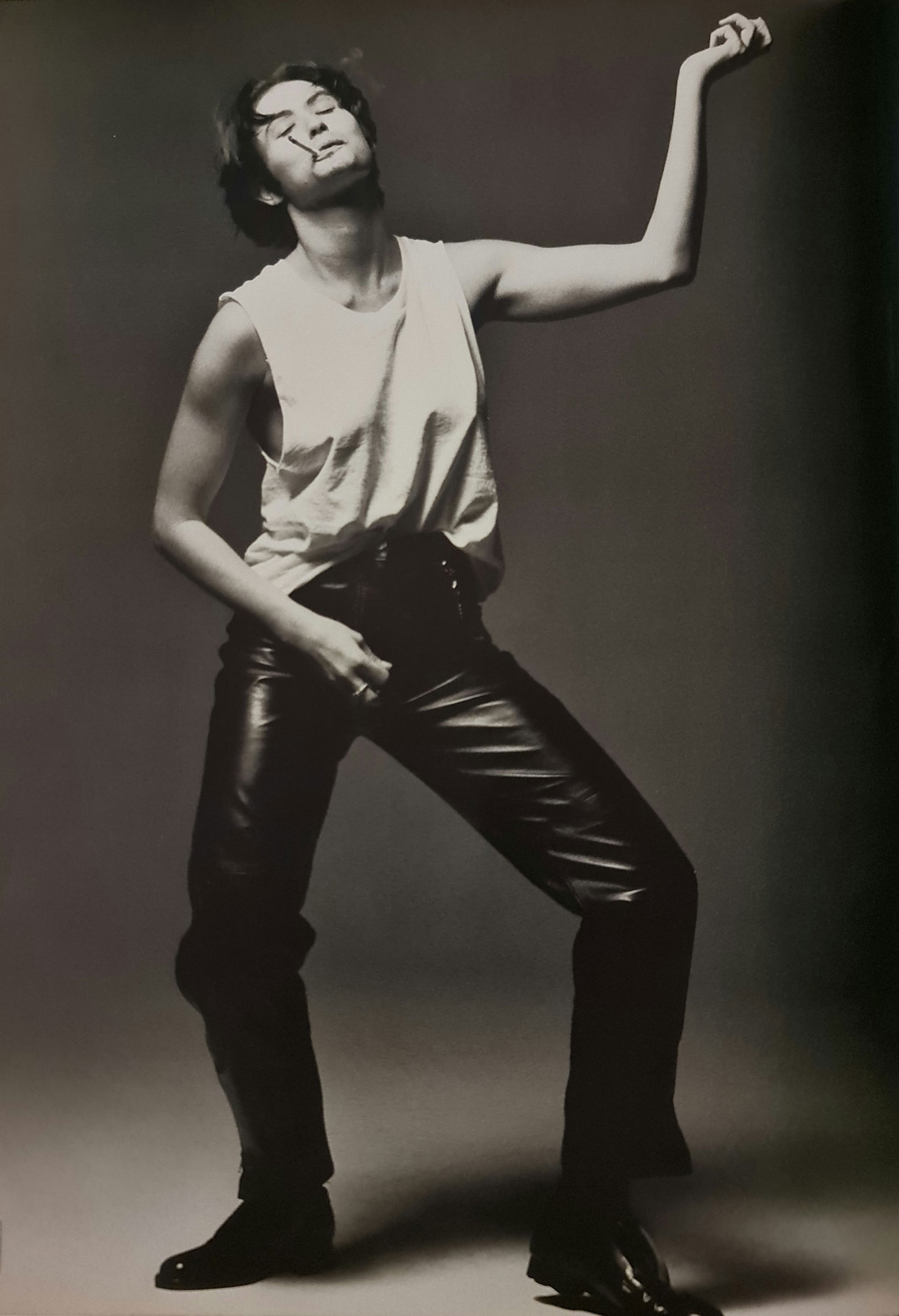 Michel Compte, Demi Moore imitating goatee, 1993 - 1: Photographer: Michel Comte (born 19 February 1954) is a Swiss artist, filmmaker, fashion and portrait photographer. Subject/Title: Frida Kahlo Date Of Negative: 1993 Type Of Print: Sheet Fed Photograv