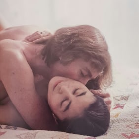 Allen Tannenbaum, John Lennon and Yoko Ono hugging,1980