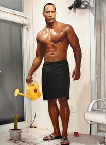 Martin Schoeller, Dwayne Johnson, Malibu, CA, 2008