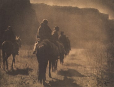 Edward S. Curtis, PLATE 45 The Vanishing Race Navaho, CA, 1904