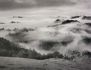 Ansel Adams, Clearing Storm, Sonoma County, California, 1951