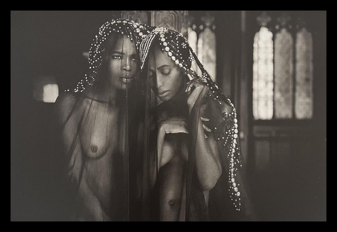 Marc Lagrange, Trompe L'oeil, 2000's: Photographer: Marc Lagrange was a Belgian photographer known for his nude portraits of female figures. Lagrange created dream-like and fantastical narrative pictures populated by beautiful nudes that
