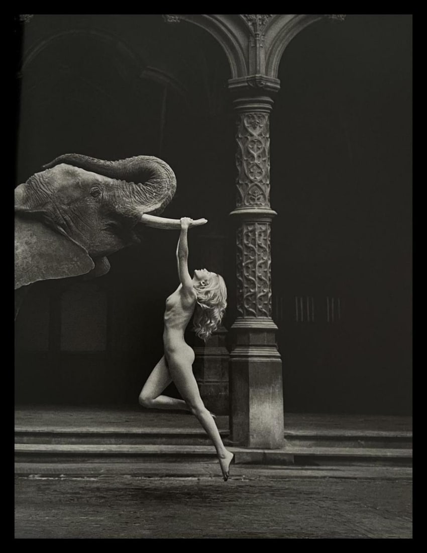 Marc Lagrange, Tusk, 2000's: Photographer: Marc Lagrange was a Belgian photographer known for his nude portraits of female figures. Lagrange created dream-like and fantastical narrative pictures populated by beautiful nudes that