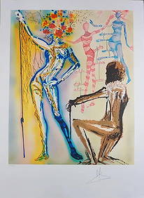 Salvador Dali 'Fashion Designer' 1980, Signed numbered Lithograph (1 of 6)