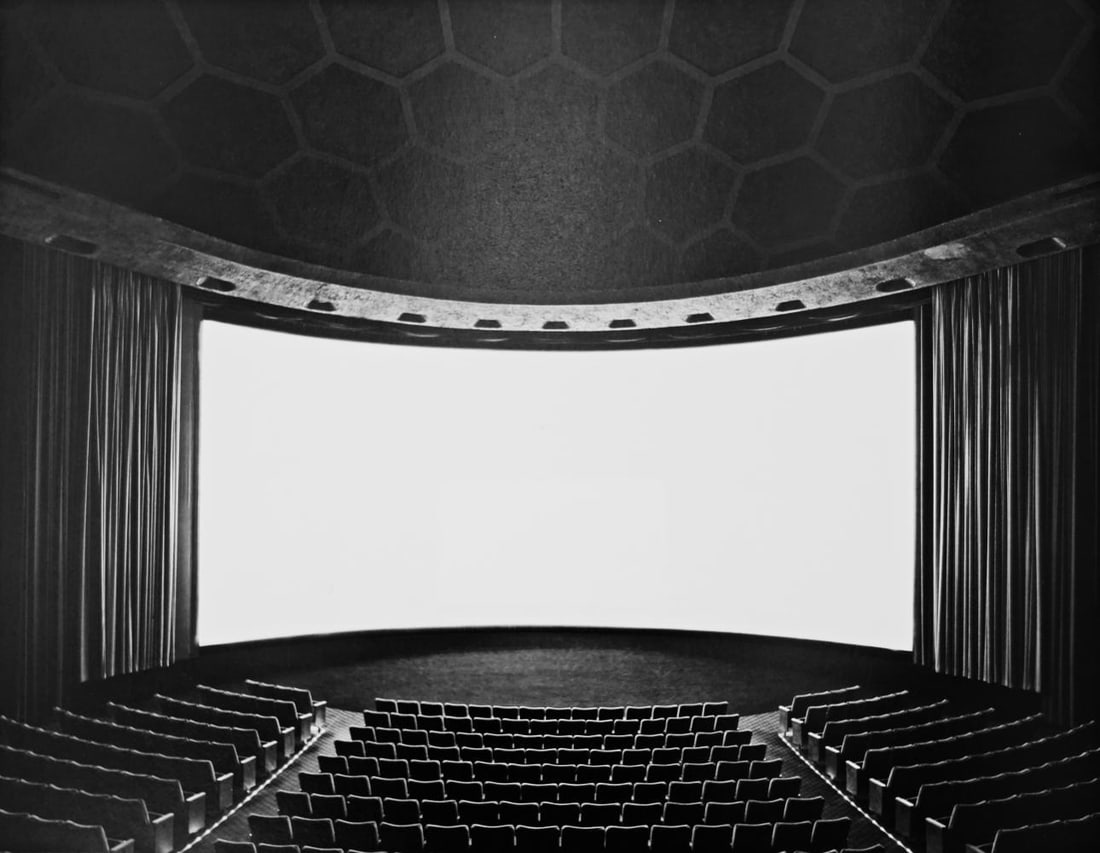 Hiroshi Sugimoto, Cinerama Dome, Hollywood, 1993: Subject: Hiroshi Sugimoto, Cinerama Dome, Hollywood Type: Sheet-fed Photograuvere Year: 2005 Publisher: Hatje Cantz Verlag Size: 8.5" x 6.5" Country of Origin: Japan Condition: Excellent