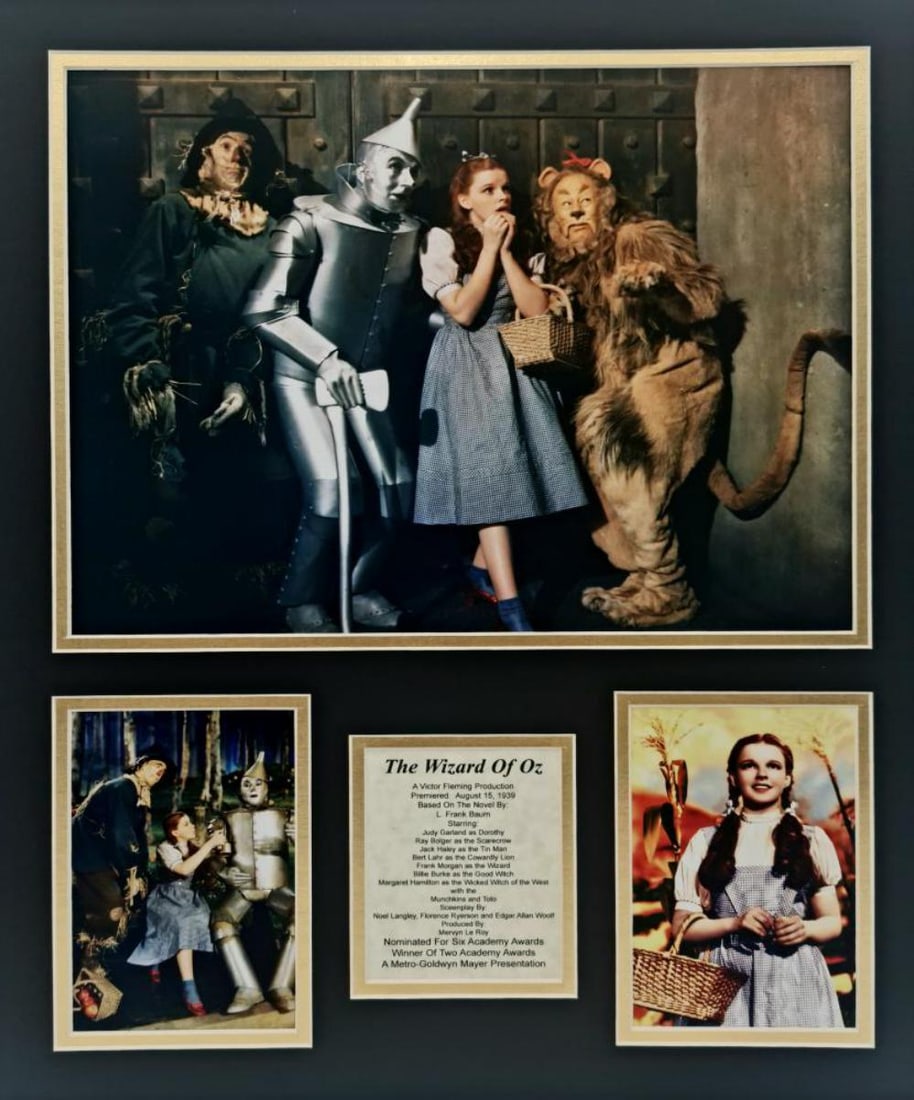 Women Of The Wizard Of Oz, Trio Of Photos: Subject: Women of The Wizard of Oz, Trio of Photos Description: Dorothy(Judy Garland), Good Witch(Billie Burke), Wicked Witch(Margaret Hamilton Type: Photo Reproduction Print Matte Size: 16" x 20" Cou