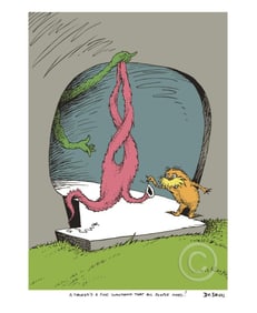 Dr. Seuss, 'A Thneed'S A Fine Something That All People Need!', Signed Limited Edition Pigment Print
