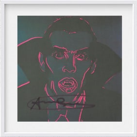 Andy Warhol (1928-1987), 'Myths Suite - Dracula', Hand Signed Invitation, 1981