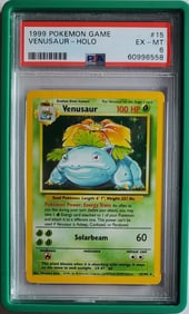 Venasaur Base Set 1 Holo 1999, Pokemon Card - Gem  PSA 6