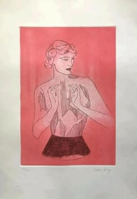 Man Ray, 'Le Mannequin' Aquatint Engraving - 1975