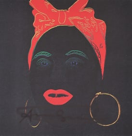 Andy Warhol (1928-1987), 'Myths Suite - Mammy', Hand Signed Invitation, 1981