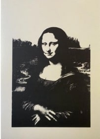 Andy Warhol, Da Vinci Mona Lisa Sunday B Morning Vellum