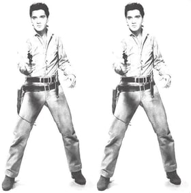 Andy Warhol, Sunday B. Morning Double Elvis, Limited Edition Serigraph