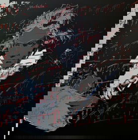 Andy Warhol, Beethoven 391 Sunday B Morning Le Serigraph