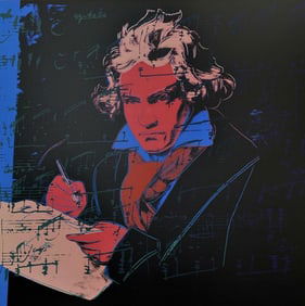 Andy Warhol, Beethoven 392 Sunday B Morning Le Serigraph