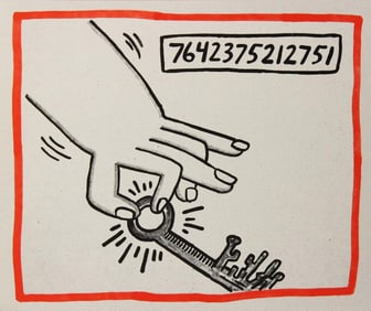 Keith Haring, 'Against All Odds', Limited Edition Lithograph, 1990