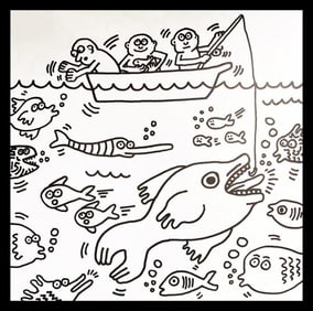 Keith Haring, Untitled III, Lithograph - 1985 - 1