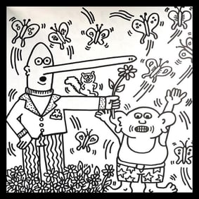 Keith Haring, Untitled IX, Lithograph - 1993
