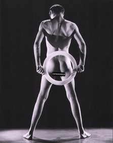 Bruce Bellas of Los Angeles Male Nude Study, 1950's - 7 (20) - 7.5"x9.5"