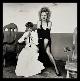 Helmut Newton, Hanna Schygulla and costume designer Edith Head, Los Angeles, 1980
