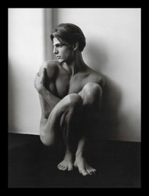 Herb Ritts Stephano Seated, Milan, 1985