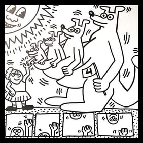 Keith Haring, Untitled IV, Lithograph - 1985 - 1