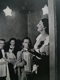 Brassai, Kiki Singing in a Montparnasse Cabaret, 1933