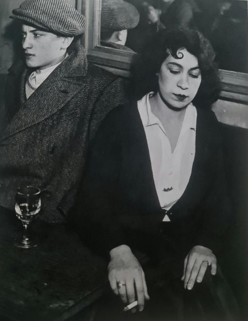 Brassai, Quarrel, 1932: Photographer: Brassai (pseudonym of Gyula Halász, 1899 – 1984) - historically important Hungarian photographer, sculptor and filmmaker who rose to fame in France. Title: Type Of Print: Authentic Vi