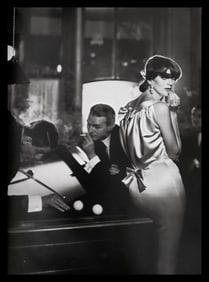 Richard Avedon, Carmen, Evening dress by Patou, Au Reveil, Paris, 1957