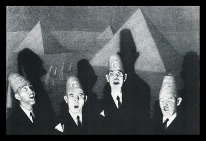 Grant Wood, Shriners' Quartet, 1933