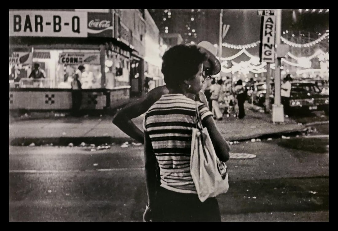 Anthony Barboza, Coney Island, New York, 1970's: Photographer: Anthony Barboza is a photographer, historian, artist and writer. With roots originating from Cape Verde, and work that began in commercial art more than forty years ago. Title: "Coney Is