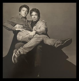 Patrick Demarchelier, Dustin Hoffman and Warren Beaty, New York, 1987