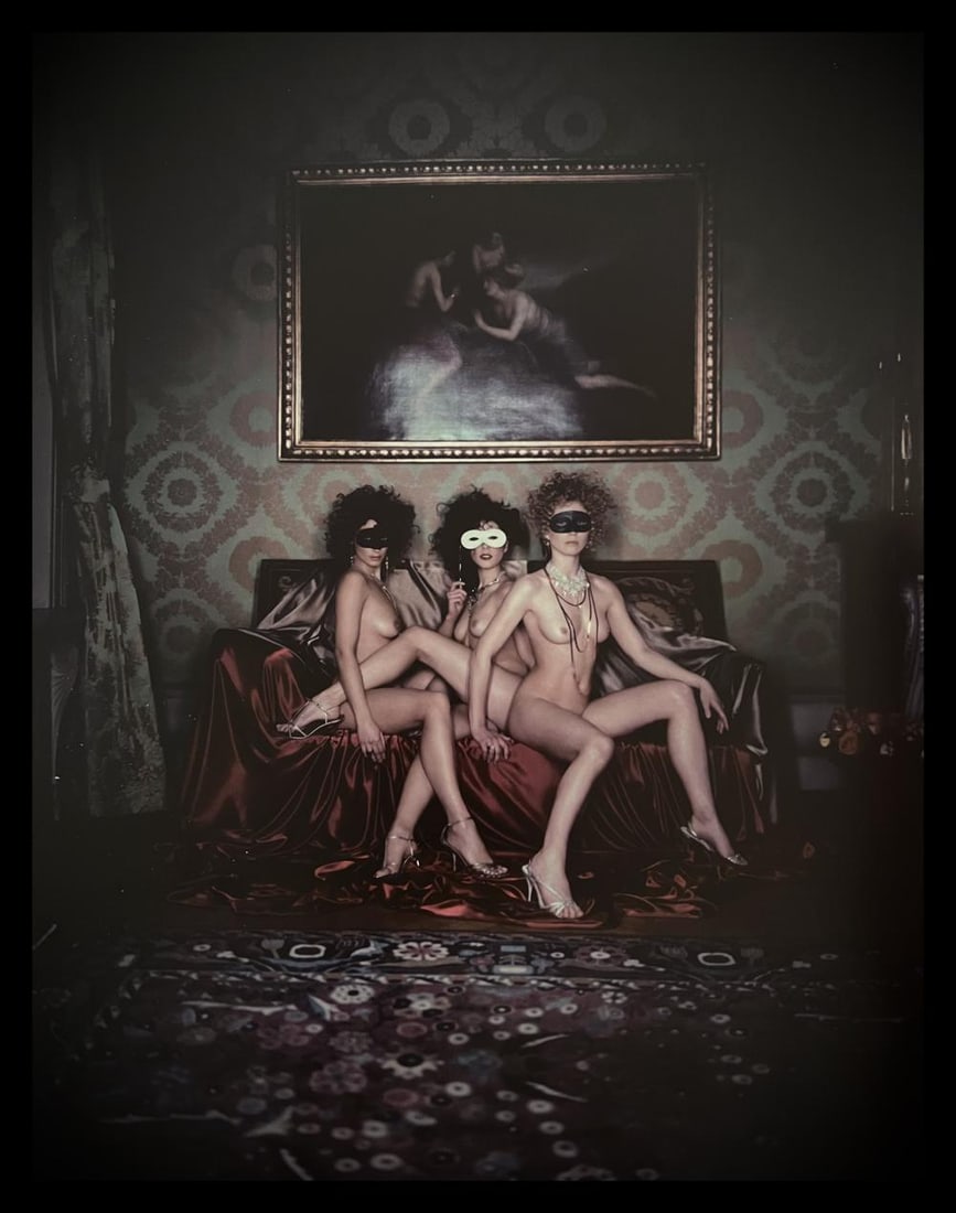 Marc Lagrange - Chateau Lagrange , 2005: Photographer: Marc Lagrange was a Belgian photographer known for his nude portraits of female figures. Lagrange created dream-like and fantastical narrative pictures populated by beautiful nudes that